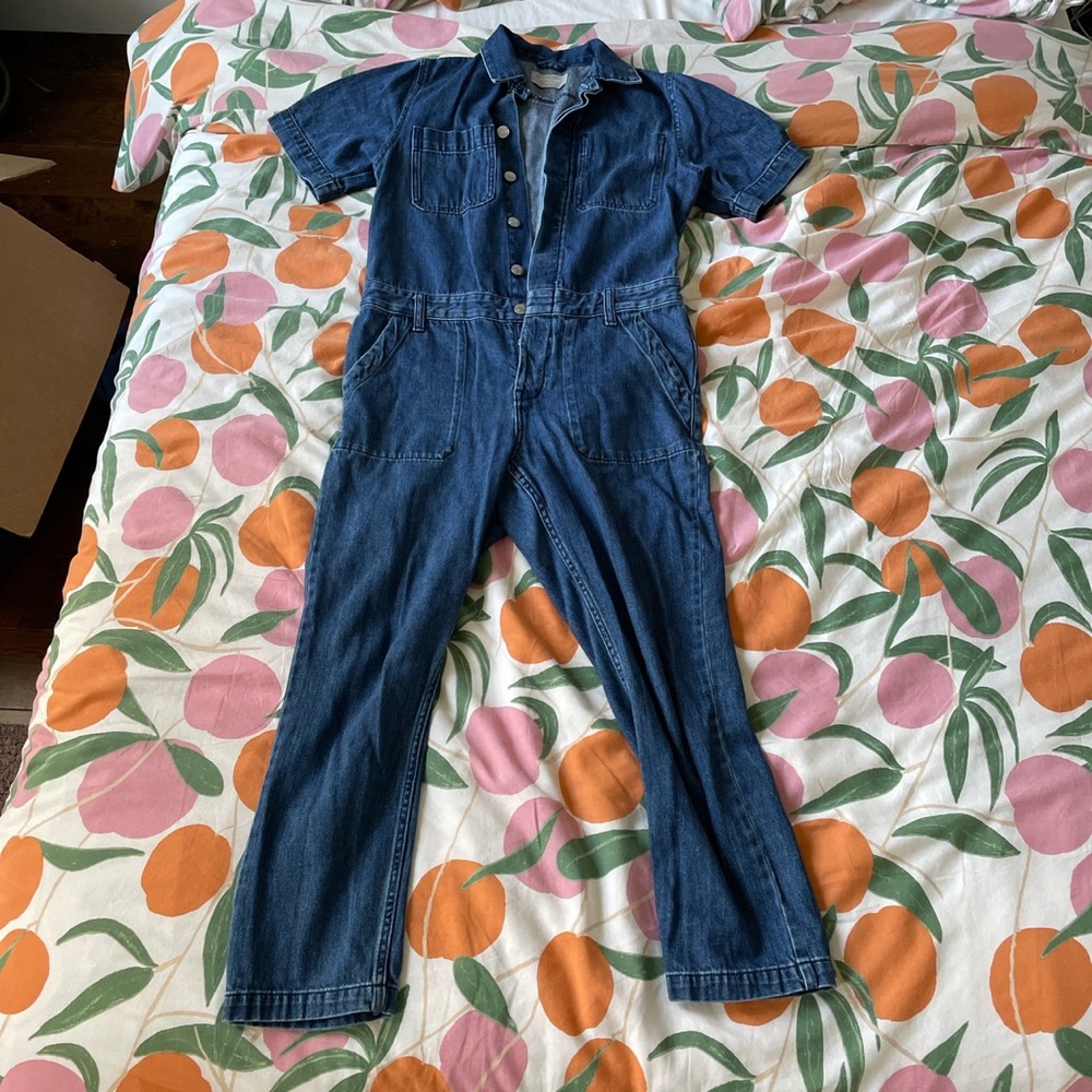 Everlane Denim Utility Jumpsuit
